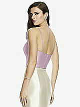 Rear View Thumbnail - Suede Rose Dessy Bridesmaid Top T2979