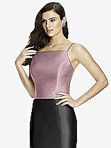 Front View Thumbnail - Dusty Rose Dessy Bridesmaid Top T2979