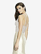 Rear View Thumbnail - Frost & Oyster Dessy Bridesmaid Top T2982