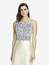 Front View Thumbnail - Sapphire & Oyster Dessy Bridesmaid Top T2982