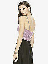 Rear View Thumbnail - Suede Rose Dessy Bridesmaid Top T2983