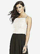 Front View Thumbnail - Ivory Dessy Bridesmaid Top T2983