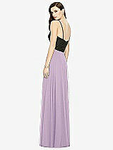 Rear View Thumbnail - Pale Purple Chiffon Maxi Skirt