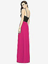 Rear View Thumbnail - Think Pink Chiffon Maxi Skirt