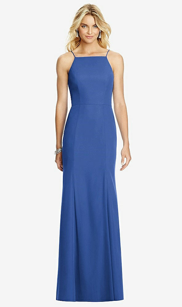 Back View - Classic Blue After Six Bridesmaid Dress 6759