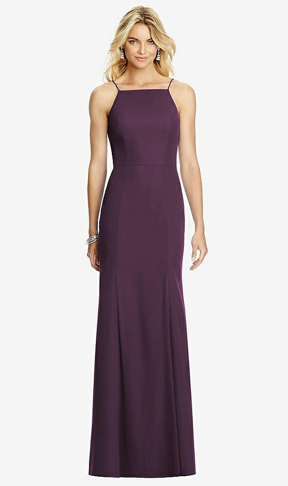 Back View - Aubergine After Six Bridesmaid Dress 6759