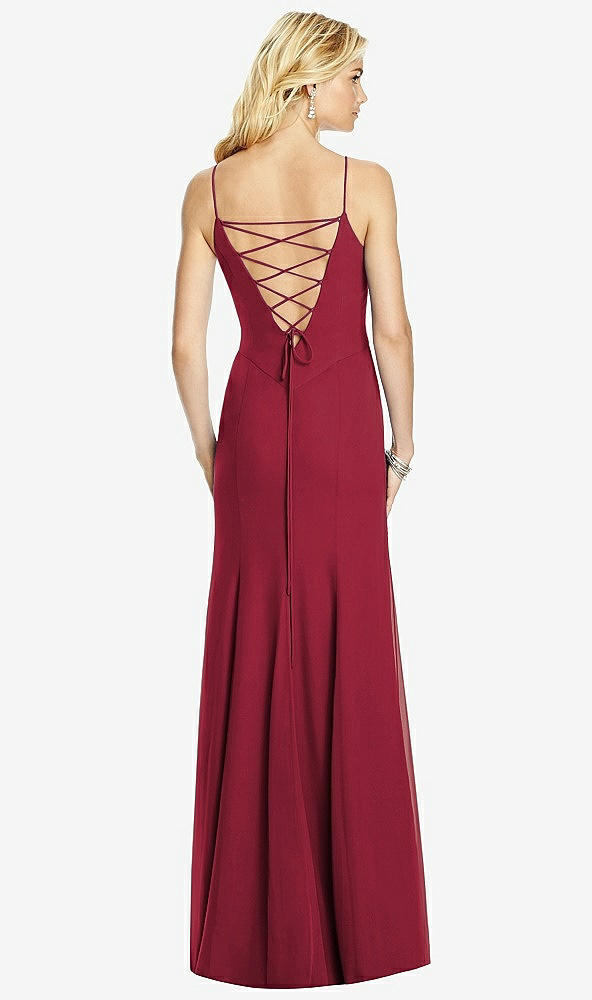 Front View - Burgundy After Six Bridesmaid Dress 6759