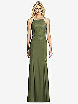 Rear View Thumbnail - Olive Green After Six Bridesmaid Dress 6759