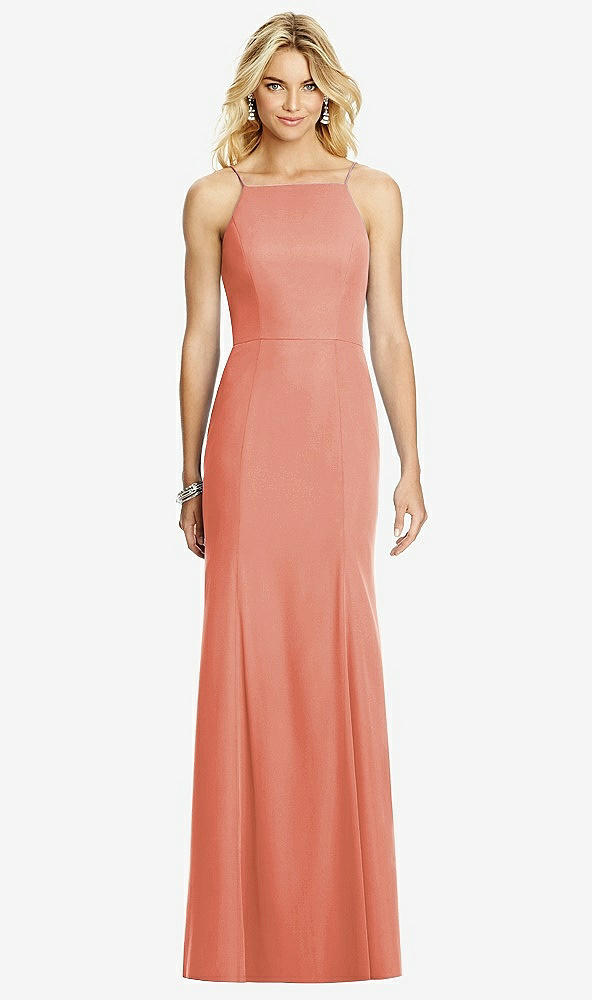 Back View - Terracotta Copper After Six Bridesmaid Dress 6759