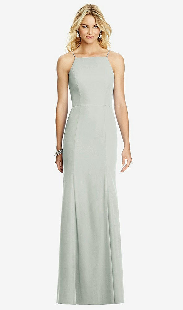 Back View - Willow Green After Six Bridesmaid Dress 6759