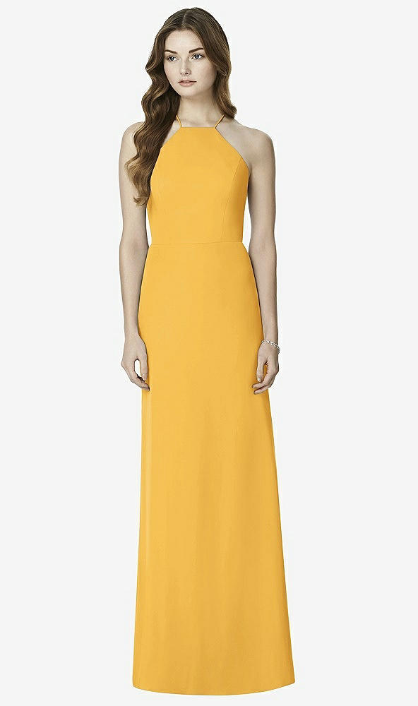 Front View - NYC Yellow After Six Bridesmaid Dress 6762
