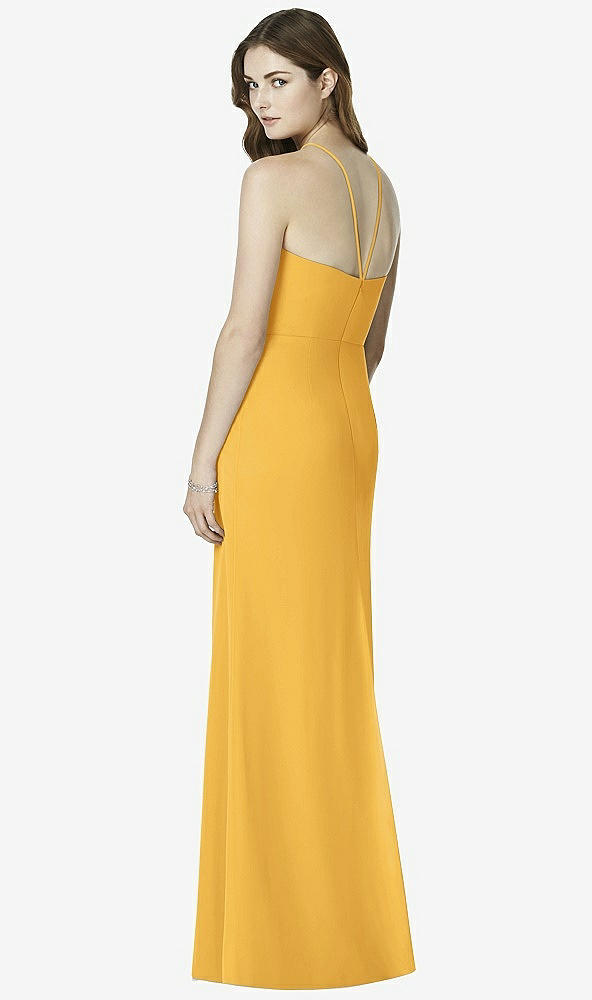 Back View - NYC Yellow After Six Bridesmaid Dress 6762