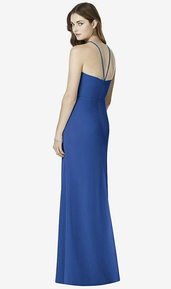 Back View - Classic Blue After Six Bridesmaid Dress 6762