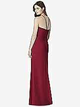 Rear View Thumbnail - Burgundy After Six Bridesmaid Dress 6762