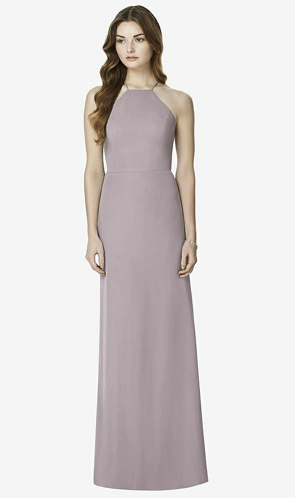 Front View - Cashmere Gray After Six Bridesmaid Dress 6762