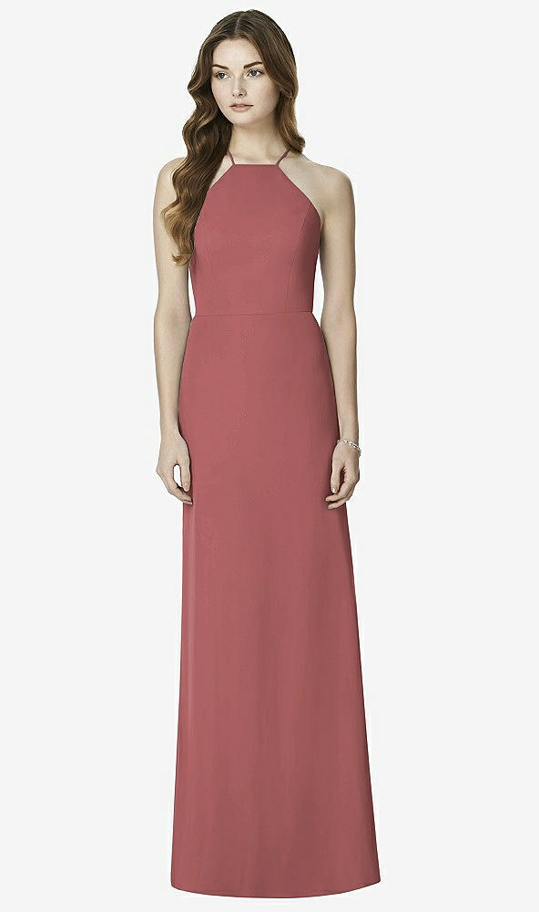 Front View - English Rose After Six Bridesmaid Dress 6762