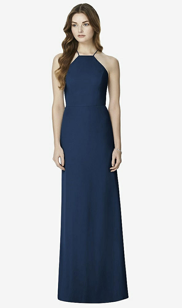 Front View - Midnight Navy After Six Bridesmaid Dress 6762
