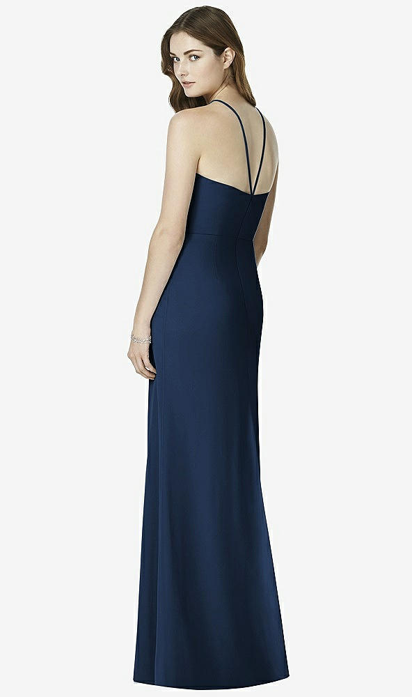 Back View - Midnight Navy After Six Bridesmaid Dress 6762