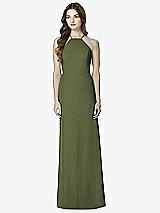 Front View Thumbnail - Olive Green After Six Bridesmaid Dress 6762
