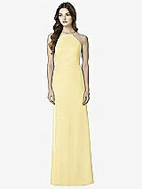 Front View Thumbnail - Pale Yellow After Six Bridesmaid Dress 6762