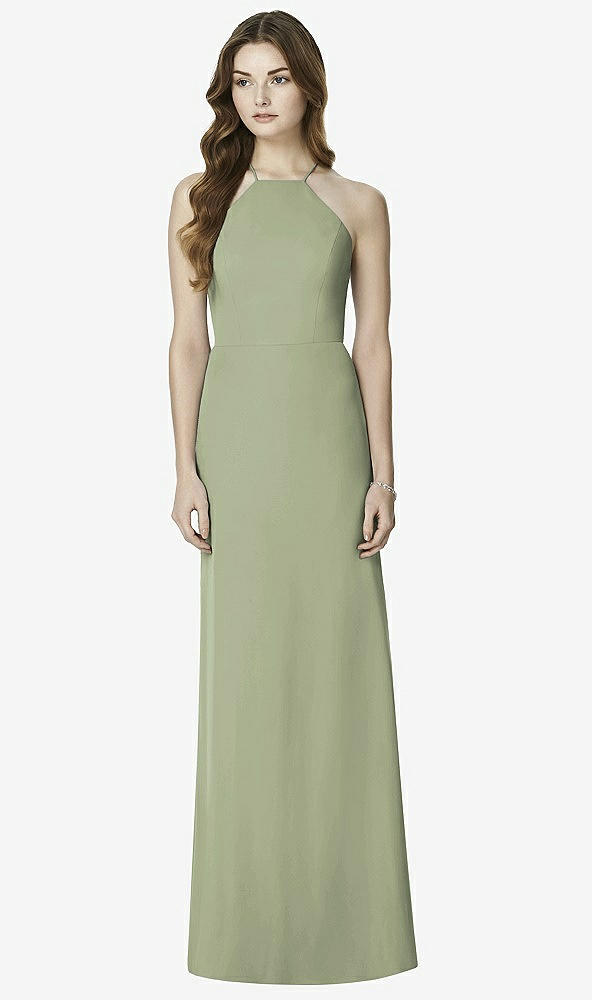 Front View - Sage After Six Bridesmaid Dress 6762