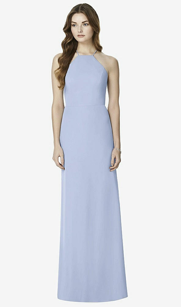 Front View - Sky Blue After Six Bridesmaid Dress 6762