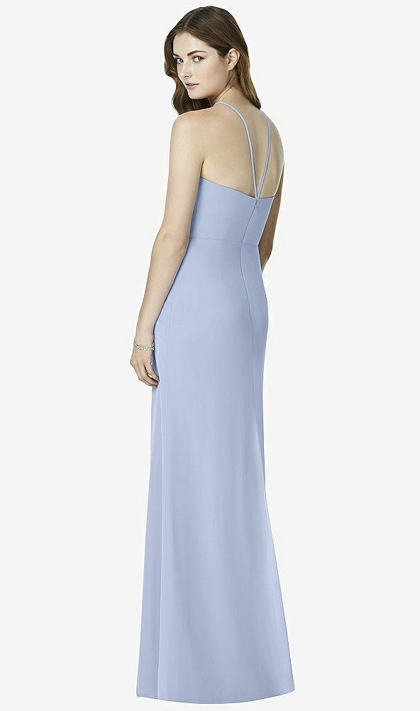 Back View - Sky Blue After Six Bridesmaid Dress 6762
