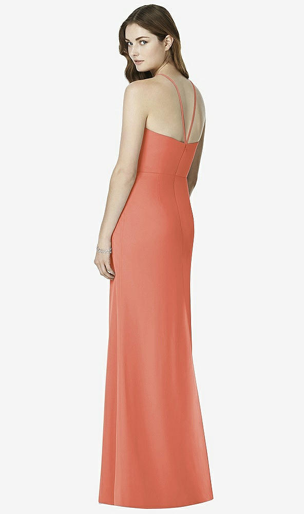 Back View - Terracotta Copper After Six Bridesmaid Dress 6762
