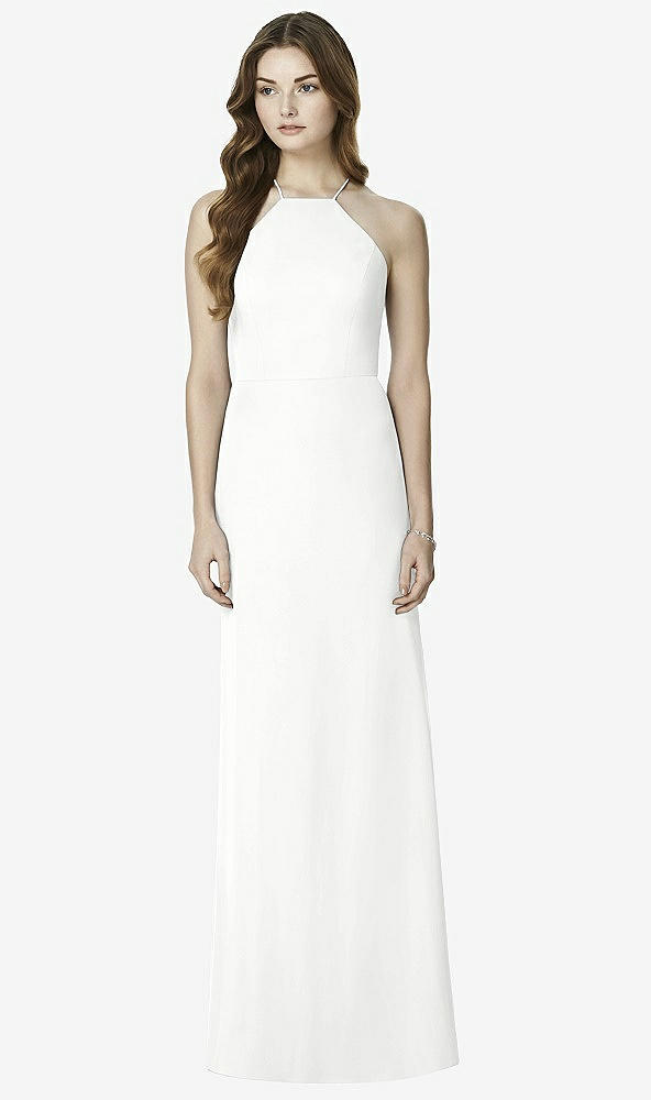 Front View - White After Six Bridesmaid Dress 6762