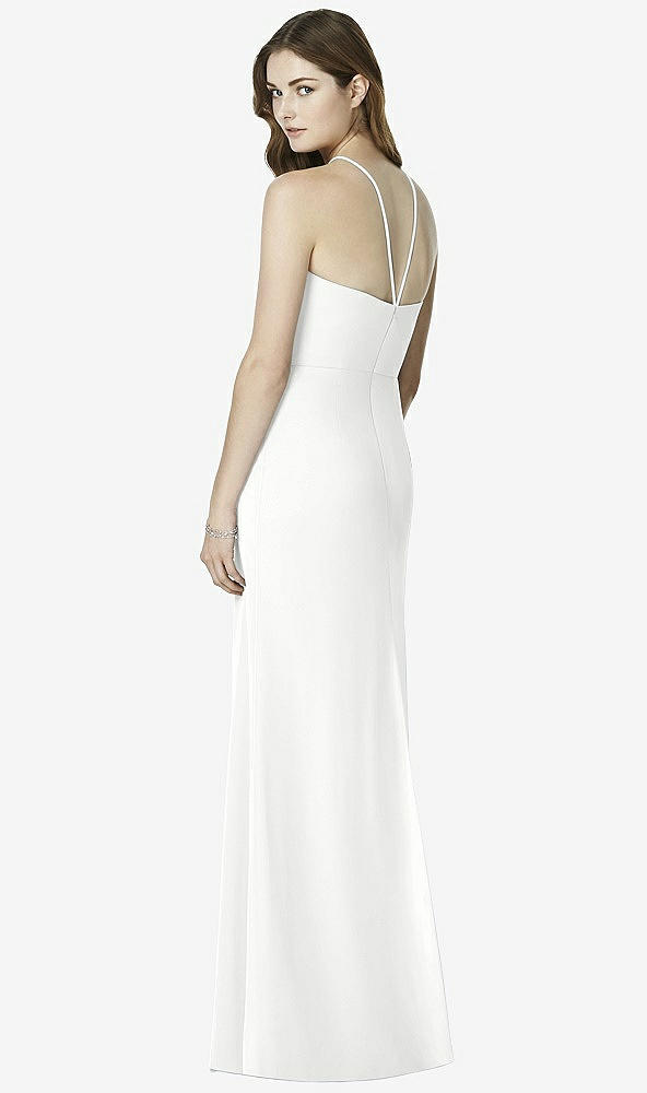 Back View - White After Six Bridesmaid Dress 6762