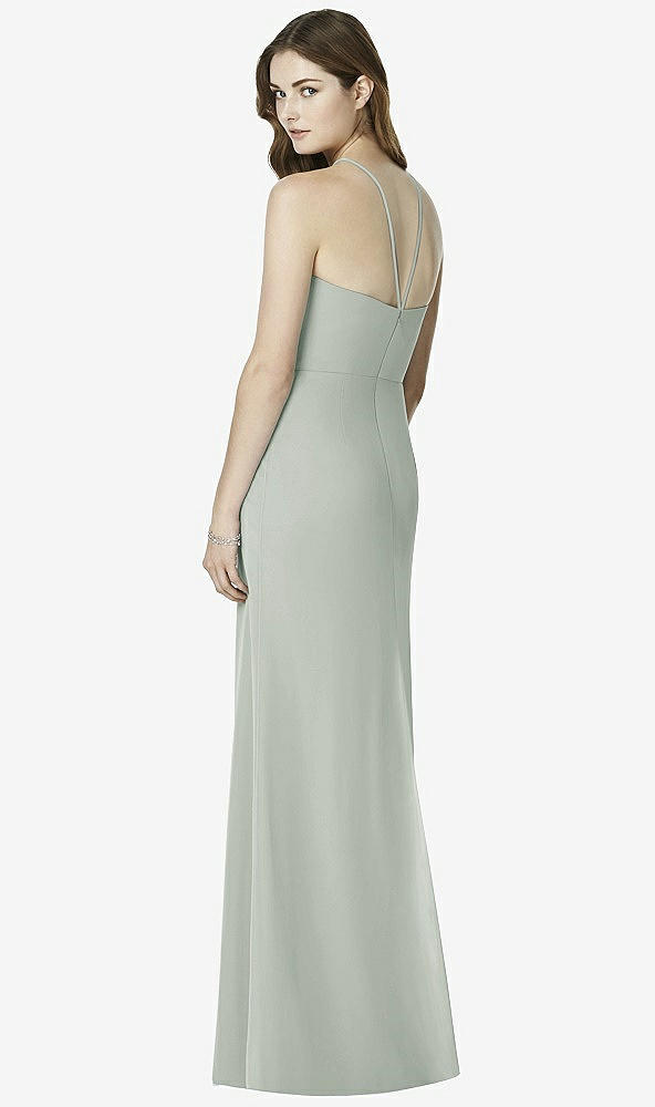 Back View - Willow Green After Six Bridesmaid Dress 6762