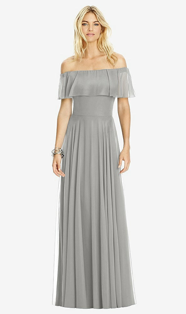 Front View - Chelsea Gray After Six Bridesmaid Dress 6763