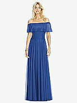 Front View Thumbnail - Classic Blue After Six Bridesmaid Dress 6763
