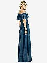 Rear View Thumbnail - Atlantic Blue After Six Bridesmaid Dress 6763