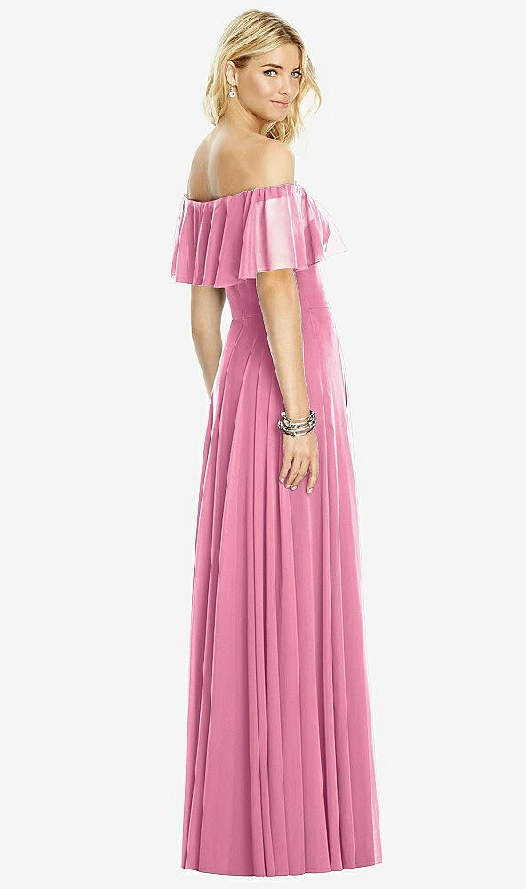 Back View - Orchid Pink After Six Bridesmaid Dress 6763