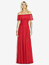 Front View Thumbnail - Parisian Red After Six Bridesmaid Dress 6763