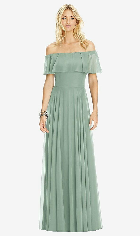 Front View - Seagrass After Six Bridesmaid Dress 6763
