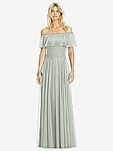 Front View Thumbnail - Willow Green After Six Bridesmaid Dress 6763
