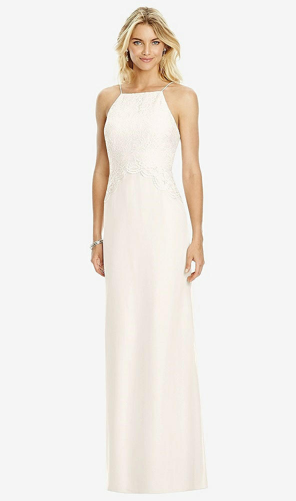 Front View - Ivory After Six Bridesmaid Dress 6764
