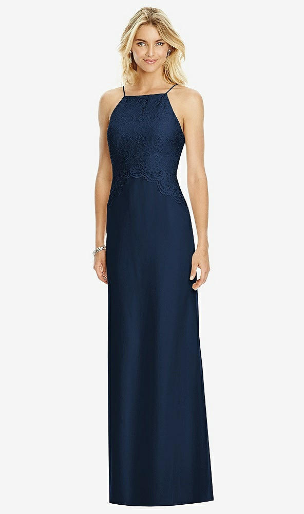 Front View - Midnight Navy After Six Bridesmaid Dress 6764