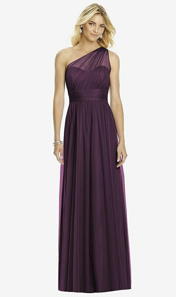 Front View - Aubergine After Six Bridesmaid Dress 6765