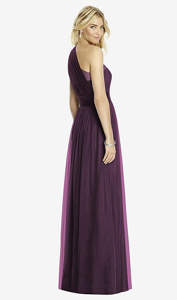 Back View - Aubergine After Six Bridesmaid Dress 6765