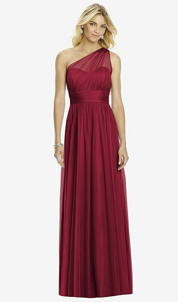 Front View - Burgundy After Six Bridesmaid Dress 6765