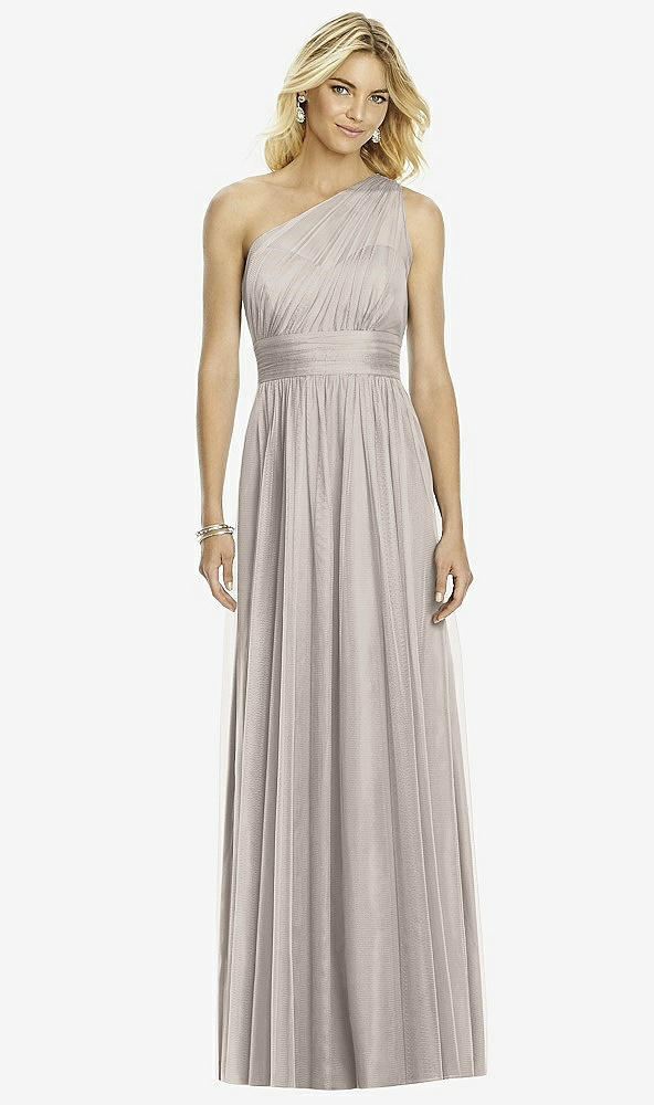 Front View - Taupe After Six Bridesmaid Dress 6765