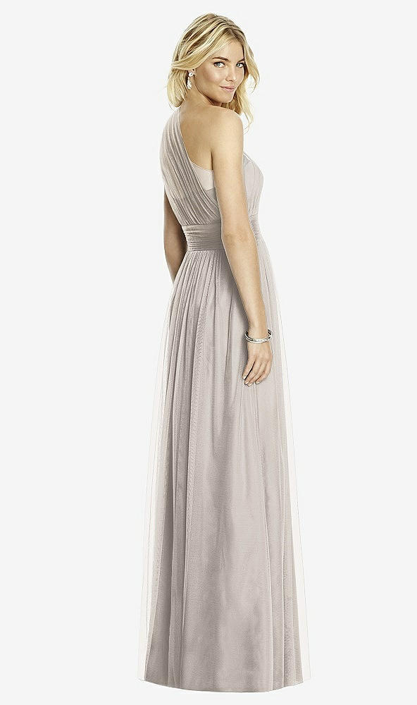 Back View - Taupe After Six Bridesmaid Dress 6765