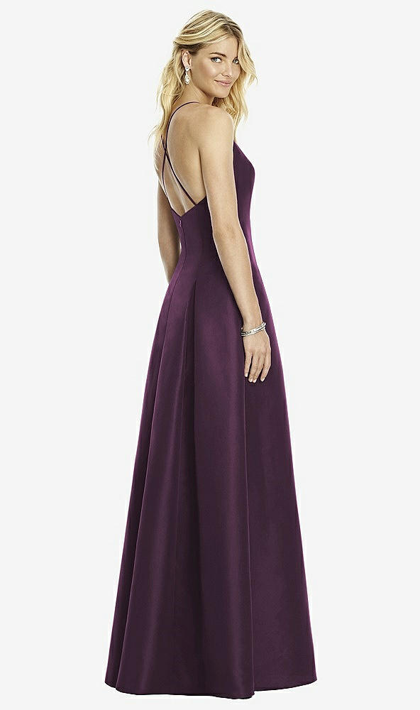 Back View - Aubergine After Six Bridesmaid Dress 6767