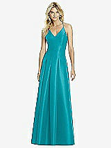 Front View Thumbnail - Vintage Teal After Six Bridesmaid Dress 6767