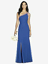 Front View Thumbnail - Classic Blue & Sienna Social Bridesmaids Dress 8178