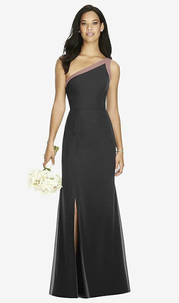 Front View - Black & Sienna Social Bridesmaids Dress 8178