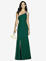 Front View Thumbnail - Hunter Green & Sienna Social Bridesmaids Dress 8178